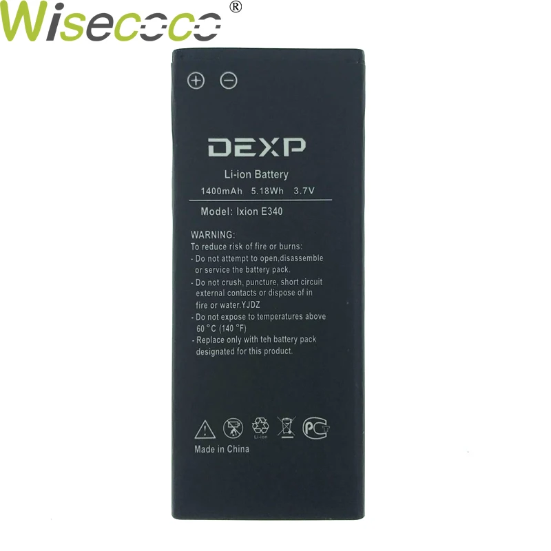 Wisecoco Ixion E340 литий-ионная аккумуляторная батарея для DEXP Ixion E340 E 340 Замена для ремонта мобильного телефона+ номер отслеживания