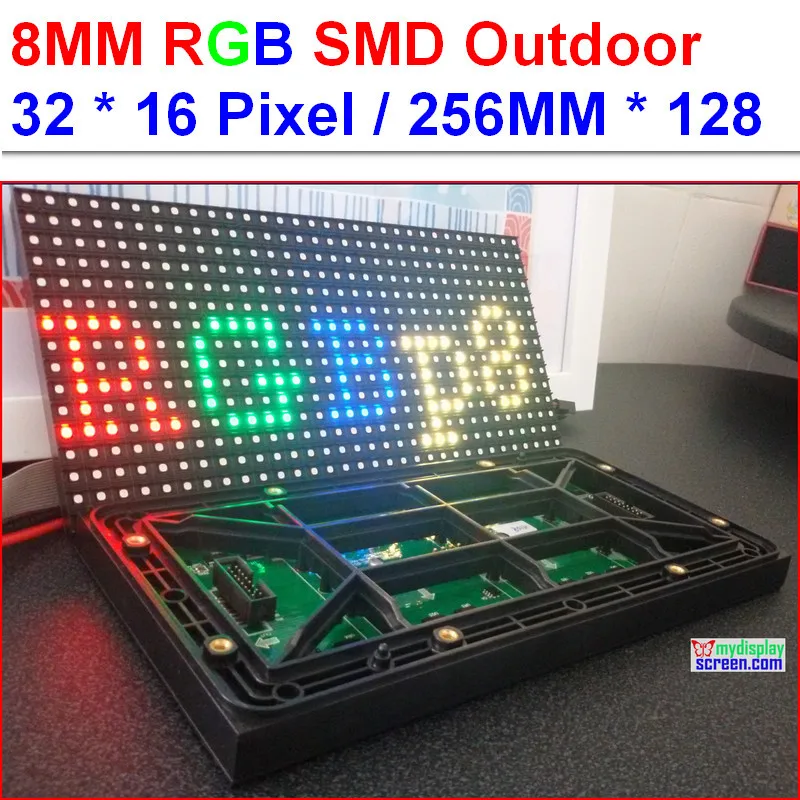 Наружная ip65 smd 3 в 1 256 мм * 128 32*16 пикселей высокая прозрачная наружная панель