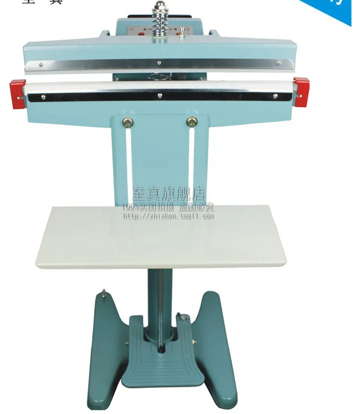 

Foot Pedal Impulse Sealer ,heat sealing machine,Plastic Bag sealer DUAL TOP-BOTTOM HEAT 350mm 13 inch PEDAL SEALER Y313