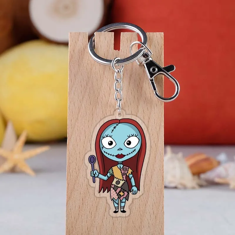 Брелок для ключей из акрила с изображением персонажа мультфильма Кошмар перед