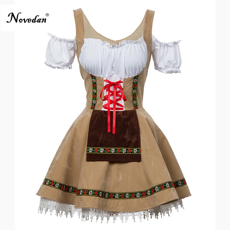 Пикантный костюм на Октоберфест для девушек горничная немецкая Баварская одежда