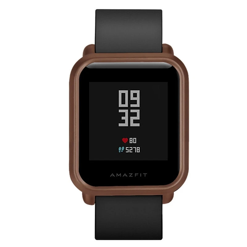 Чехлы для часов рамка для Amazfit Bip Молодежный защитный чехол умных часов чехол тонкий цветной каркас чехол защитная оболочка для Xiaomi Huami