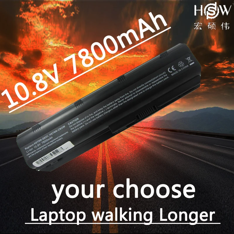 HSW 7800mAH Battery for hp Pavilion g6 dv6 mu06 586006-321 nbp6a174b1 586007-541 586028-341 588178-141 593553-001 593554-001 | Компьютеры