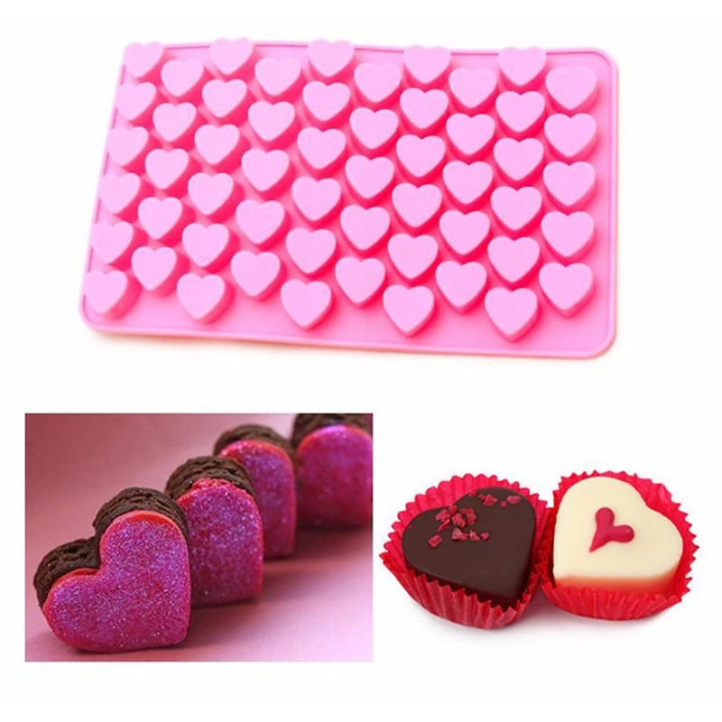 ДЕНЬ ВЕСЕЛО 2016 Новый Год Симпатичные 55 Клеток Сердца Стиль силиконовые