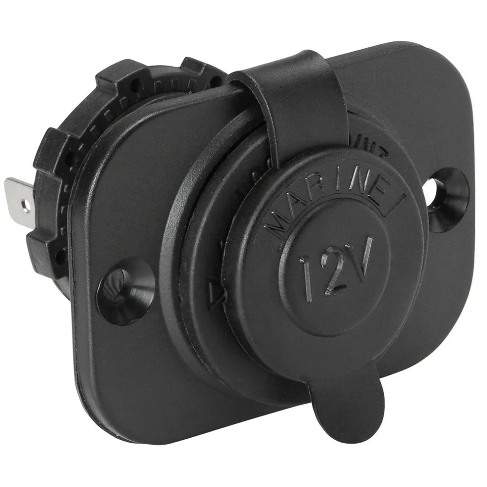 

1PC 12V Waterproof Cigarette Lighter Socket Power Plug Outlet Environmental Protection Cigarette Lighter Plug For Car