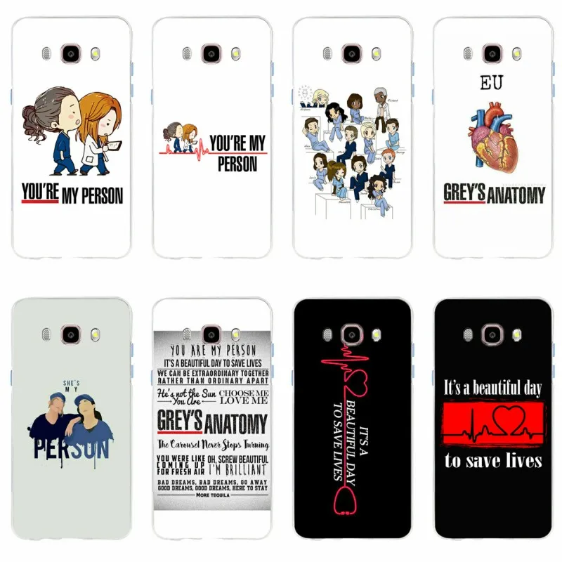 Чехол для телефона из ТПУ You Are My Person Greys Анатомия чехол Samsung Galaxy S6 S6edge S6Plus A7 S7 S7edge S8 S9