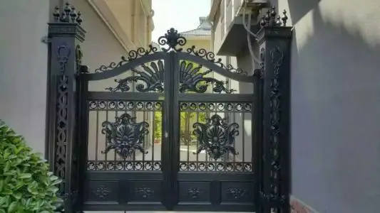Домашние алюминиевые ворота/стальные раздвижные ворота/алюминиевая ограда