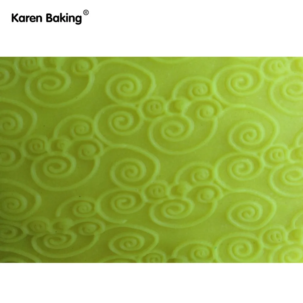 Красивый дизайн Скалка с тиснением Сахар Ремесло Инструменты Фондант Торт