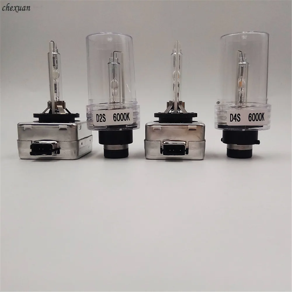 CSCSNL 2 шт. Комплект ламп для автомобильных фар 12 в 35 Вт HID ксеноновая лампа D1S D2S D3S D4S