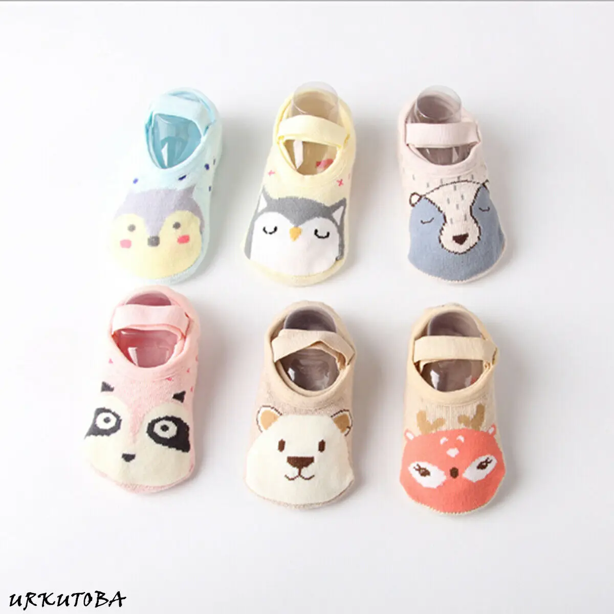 Fashion Toddler Sock Shoe Soft Baby Novelty Cute Cartoon Non-Skid Slipper Anti-Slip Infant Girl/Boy Cotton Infant Boat Socks