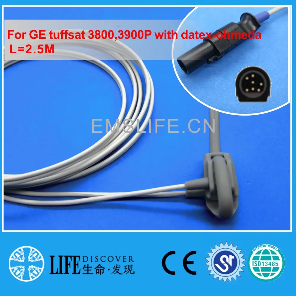 

Длинный кабель NEONATE WRAP spo2 датчик для GE tuffsat 3800,3900P с datex-ohmeda