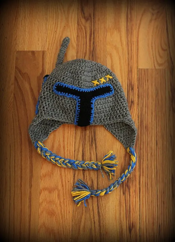 Вязаная Детская Шапочка для мальчиков. Вдохновленный крючком. Comic con реквизит