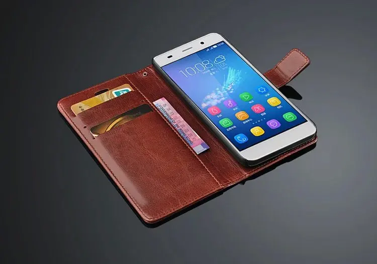 Чехол с держателем для карт Huawei Y6 чехол из искусственной кожи телефона кошелек