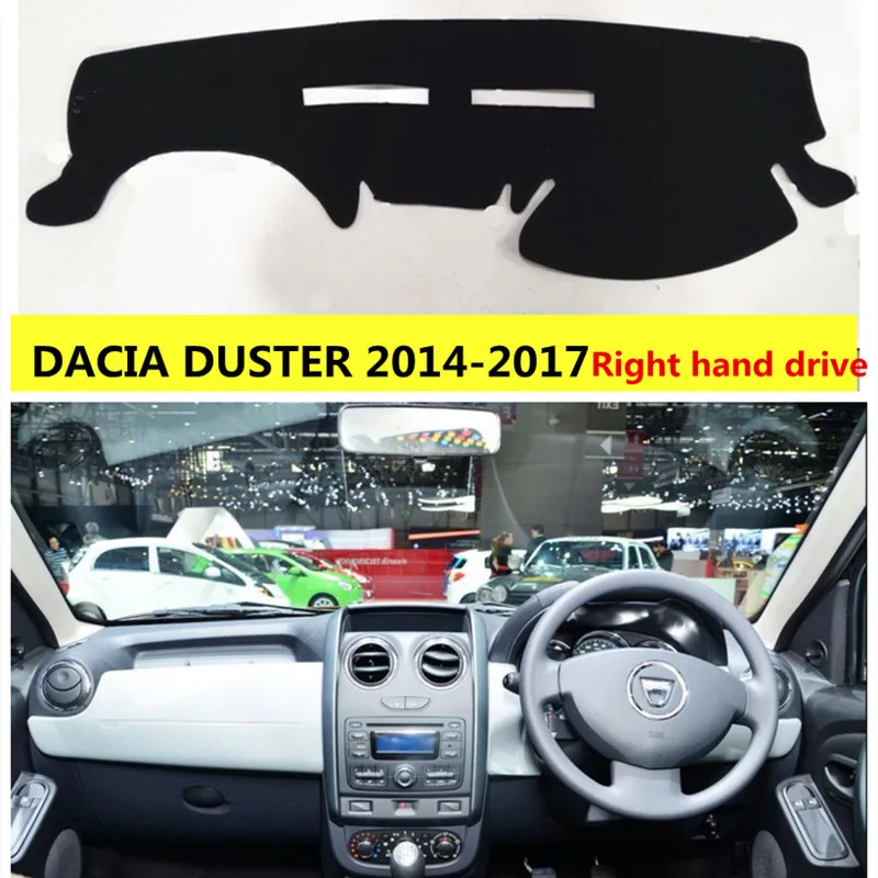 Защитный коврик AIJS для приборной панели автомобиля крышка Dacia Duster 2014 2017 с правым