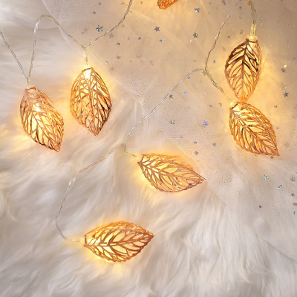2 м 10 LED наружный светодиодный железный лист шпагат сказочная гирлянда с батареей