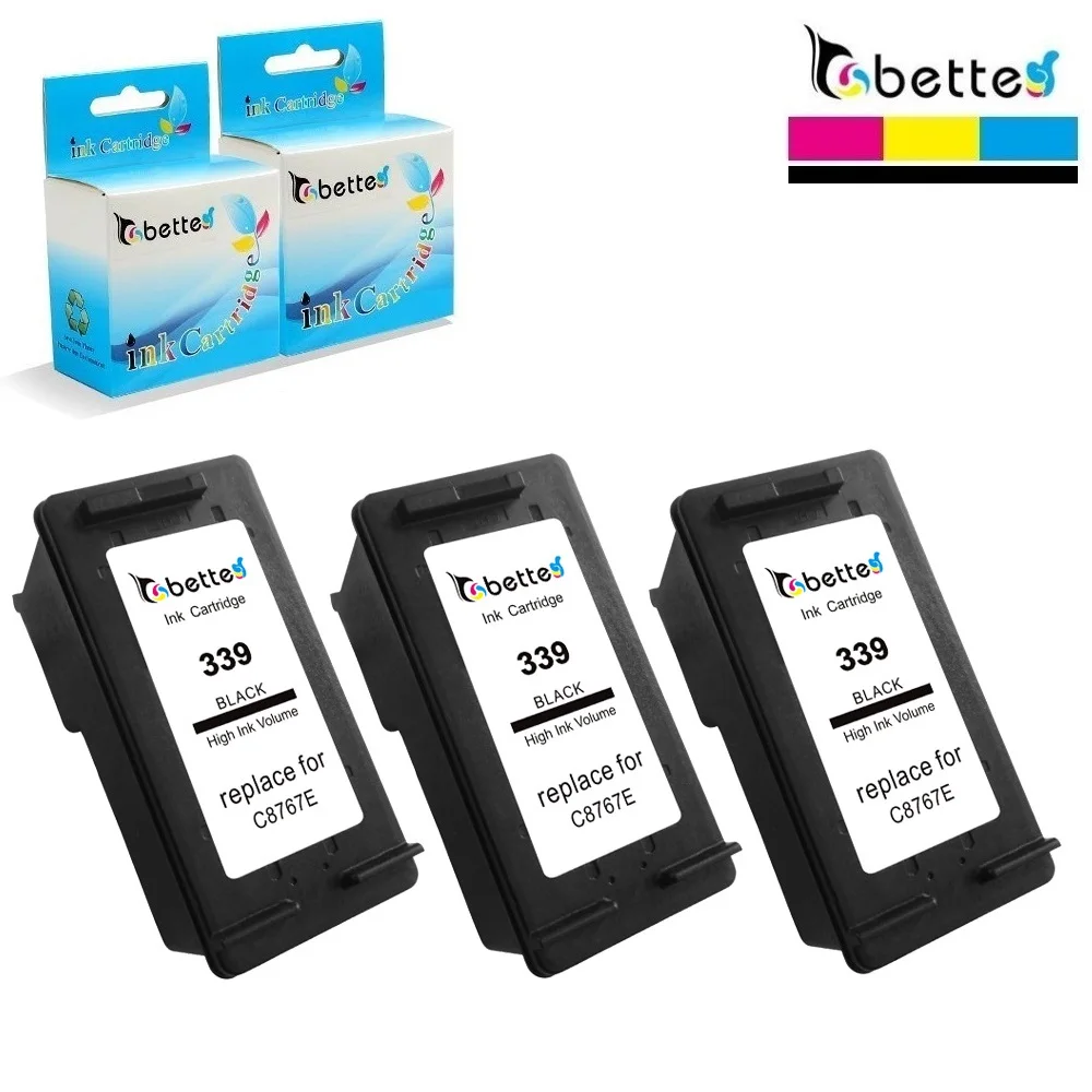 3PK чернильные картриджи для HP 339 hp339 Officejet 6300 6301 6304 6305 6307 6308 6310 6310v 6310xi 6313 6315 6318 K7100 K7103