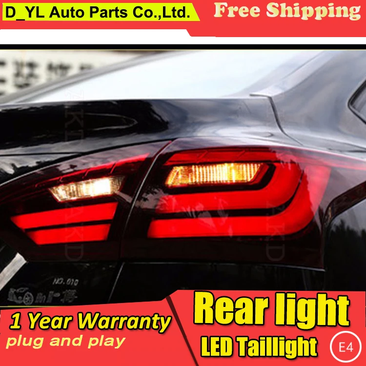 D_YL Car Styling for Ford Focus Taillights BMW Design 2012-2014 Focus LED Tail Lamp Rear Lamp DRL+Brake+Park+Signal led light