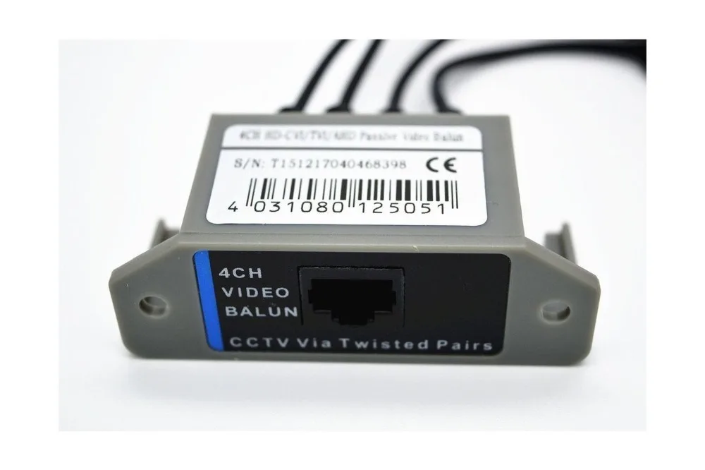 4 канальный HD видео (BNC) в UTP (RJ45) Видео балун для CCTV|video balun|video balun for cctvvideos hd |
