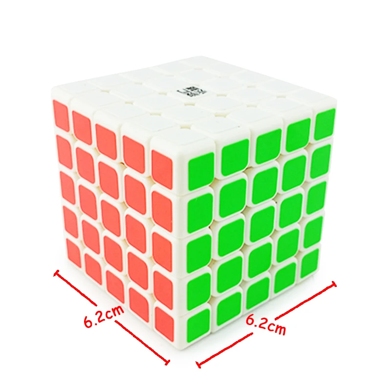 3 шт. белая плавно профессиональная скоростная наклейка волшебный куб Базовая