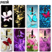 silicon case for nokia 1 2 5 3 6 7 8 9 2017 nokia 6 2018 6 1 3 1 2 1 5 1 plus x5 x6 case soft tpu phone clear butterfly flower