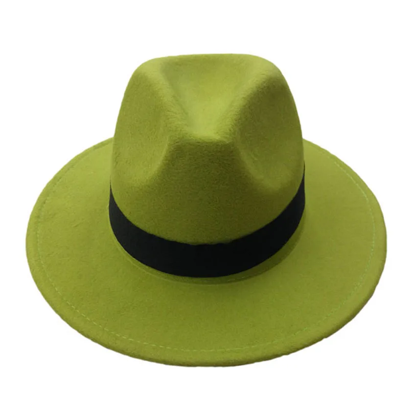 Осенне-зимняя одежда из шерсти Шляпы фетровые для женщин Шапки Для мужчин Винтаж