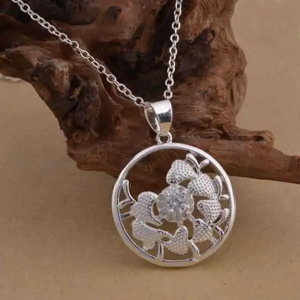 Оптовая продажа посеребренные модные ювелирные цепи ожерелье подвеска |