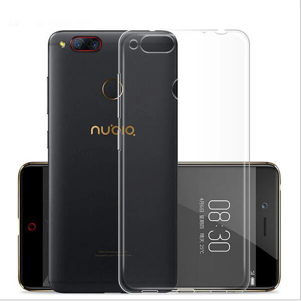 2Pcs/lot ZTE Nubia Z18 Z17S Case Ultra Thin Transparent Silicon TPU Skin Soft Back Cover for Z 17 Z17 Mini S |