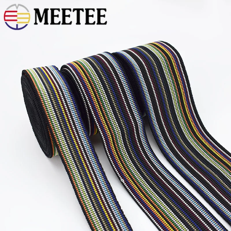 Meetee 2meter 25/40/50mm Thickening Elastic Band Webbing DIY Craft Decor Clothing Sewing Supplies Accessoires BD404 | Дом и сад