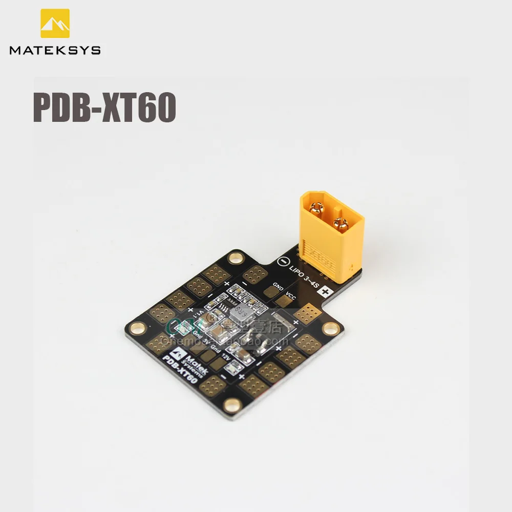 Matek System PDB XT60 W/ BEC 5V и 12V 2oz Медный для радиоуправляемого вертолета FPV Quadcopter