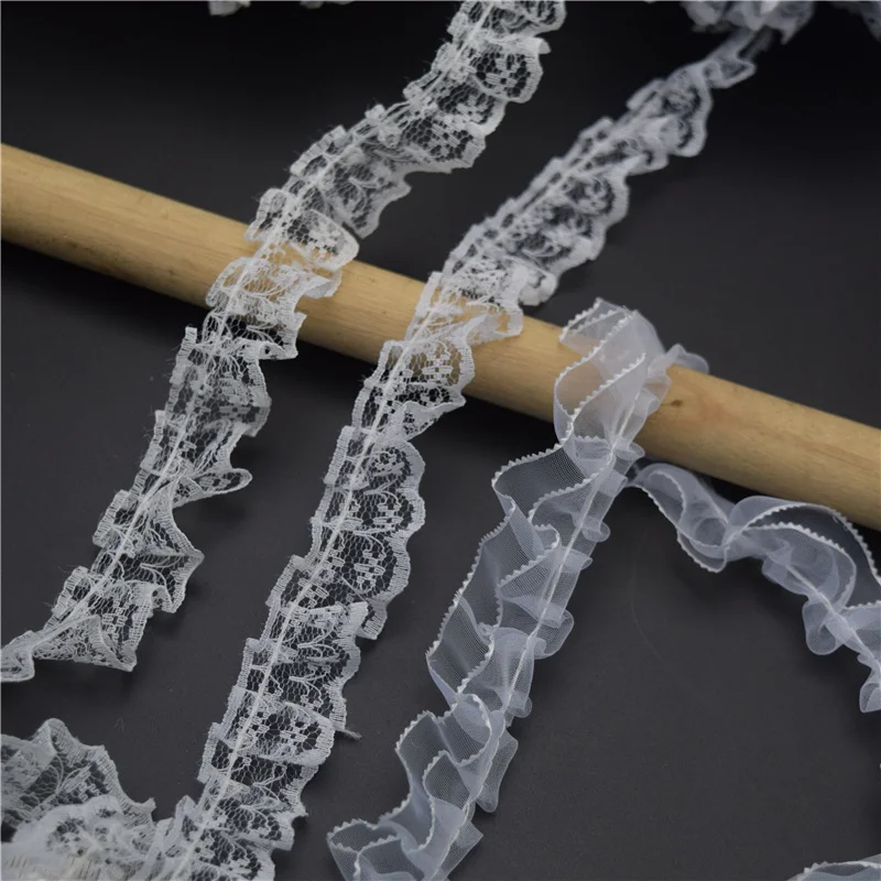 Декоративная тесьма с оборками 45 ярдов ширина 2 2|ruffle ribbon|decoration trimclothes diy |