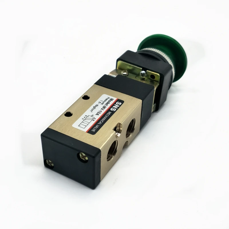 Механический клапан с пружинным возвратом SNS пневматический регулирующий 1/4