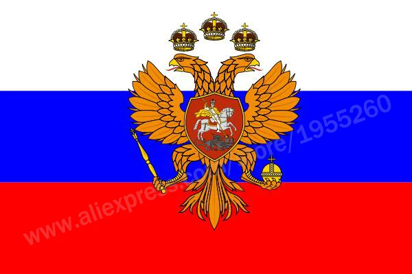 Флаг царства России 3x5 футов 90x150 см флаги русского города баннеры|Флаги баннеры и