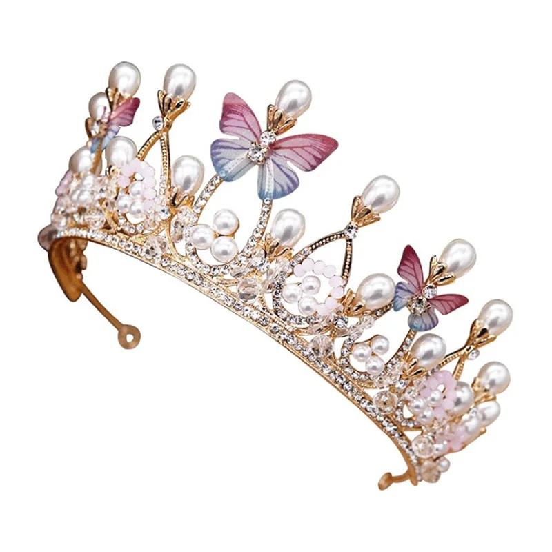 2019 новый стиль барокко головной убор Корона для невесты Принцесса повязка волос