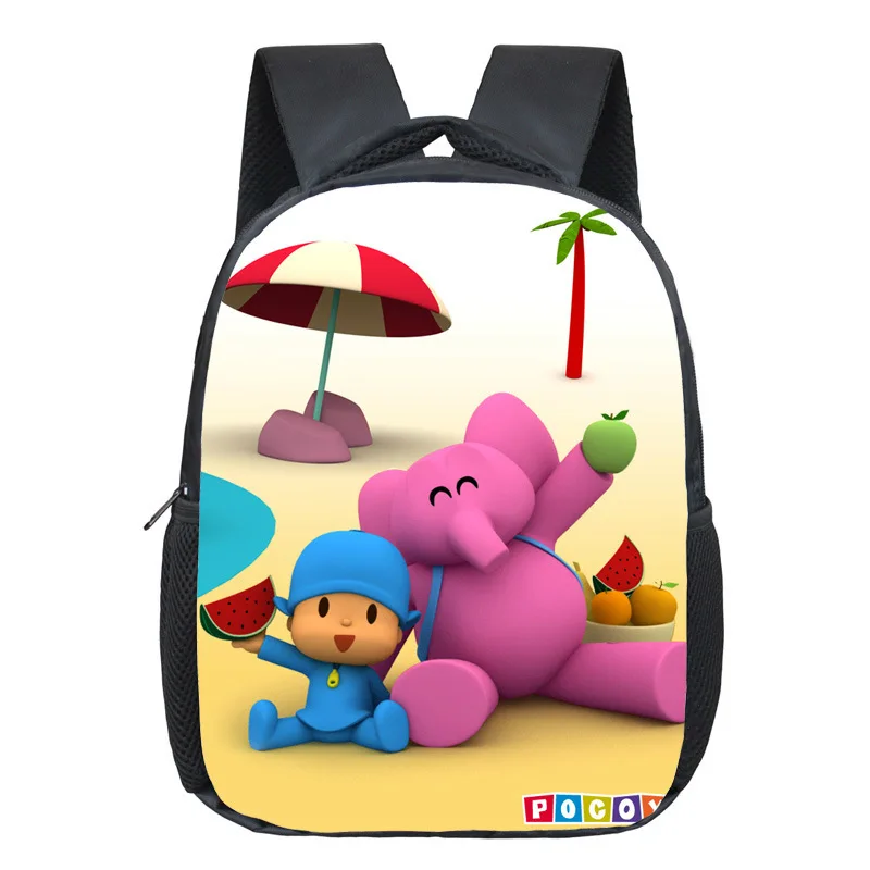 POCOYO Элли Пато Loula рюкзак милые мальчики девочки Ежедневные Рюкзаки Дети мешок