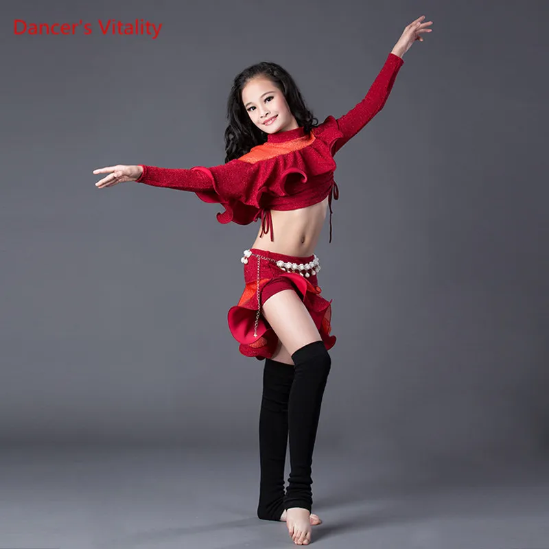 Новинка! Детский танцевальный костюм для латиноамериканских танцев 2