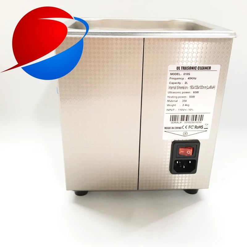 Ультразвуковой очиститель 40 кГц для чистки часов очков ювелирных изделий