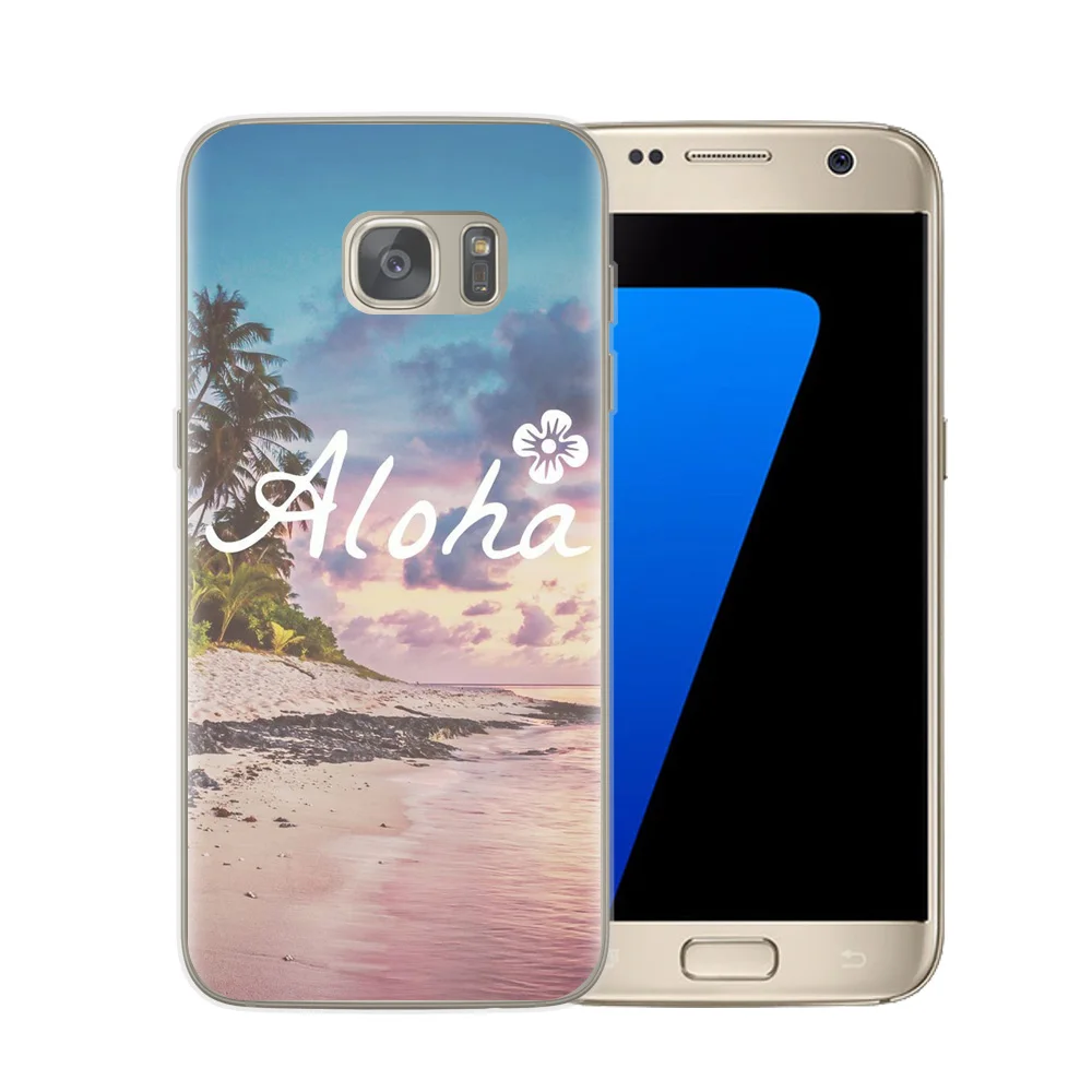 Мягкий силиконовый чехол для телефона RUIXKJ с летним пляжным рисунком Samsung Galaxy A5 2017