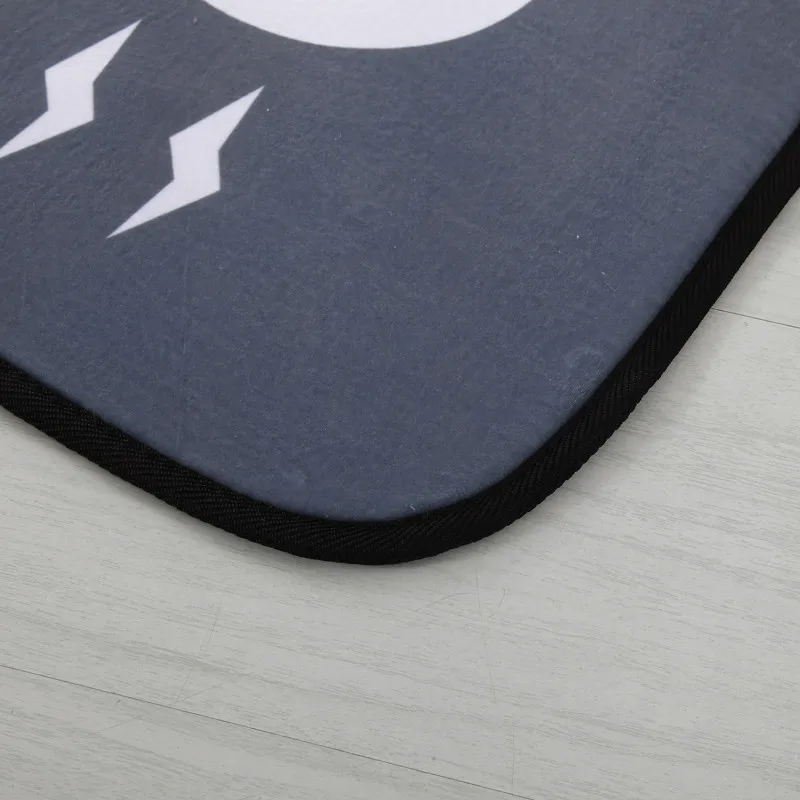 Современный скандинавский популярный серый коврик в горошек с облаками