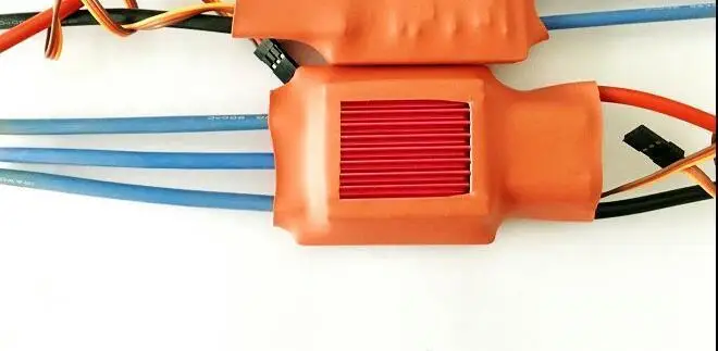 Красный кирпич 80A 2-7s бесщеточный ESC контроллер скорости 5В/5А BEC для FPV