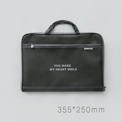 Big Creative Nylon Mesh Document Bag Portable Briefcase Double Pouch File Bag For Documents - Цвет: Big