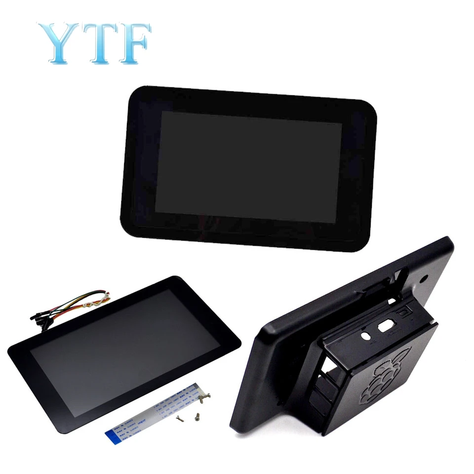 Raspberry Pi Touchscreen 7 inch LCD+ shell Touch Screen Display Module 10 point touch capacitive screen