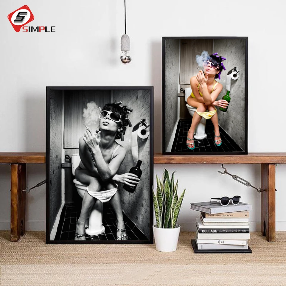 Привлекательные красивые черно-белые фотообои с принтами декор для паба бара