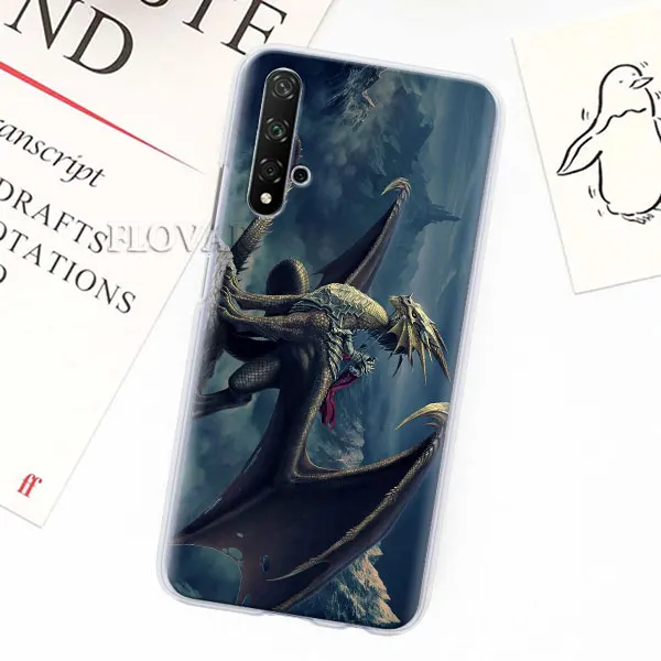 Чехол для телефона, чехол для Honor 20 Pro 9 10 Lite 8X 8A 8C 8S 7A 7S Y7 Y9 V20, Беззубик, Как приручить дракона, Жесткий PC Ca - Цвет: 008