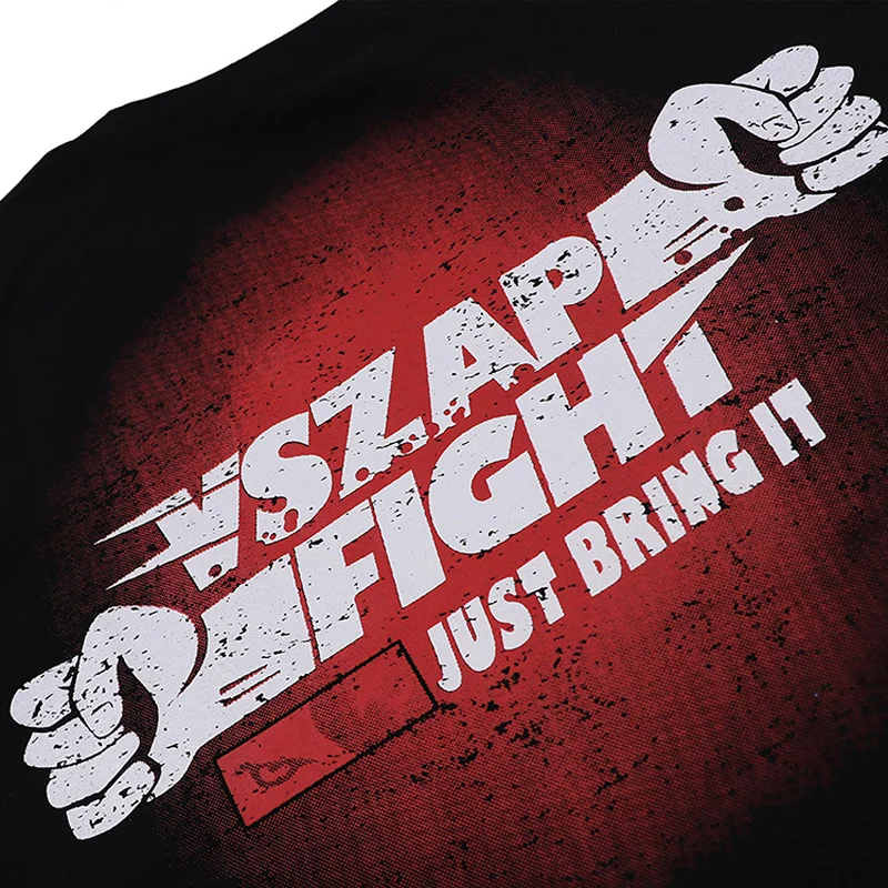Модный бренд VSZAP фитнес бой Санда футболка ММА мужские футболки UFC вещания бой тайский бокс кулак боевые искусства