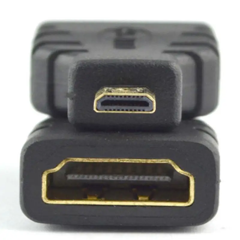 Cewaal 2017 Новый Универсальный Micro HDMI штекер в Type-A M/F позолоченный коннектор адаптер