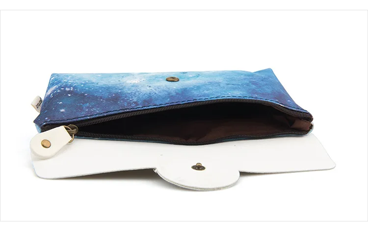 Kawaii Dream, звездное небо, единорог, искусственная кожа, пенал, сумка, чехол, канцелярские принадлежности, для хранения, большая сумка-Органайзер, для школы, офиса