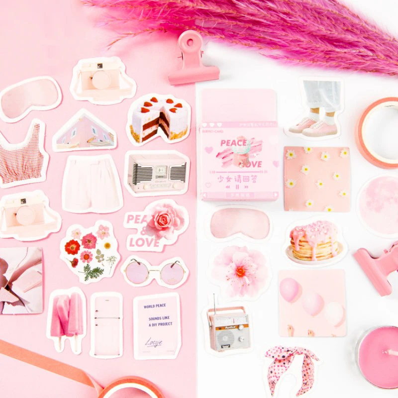 45 шт./кор. товары для девочек мини-наклейка украшение из гетероморфизма клеящийся