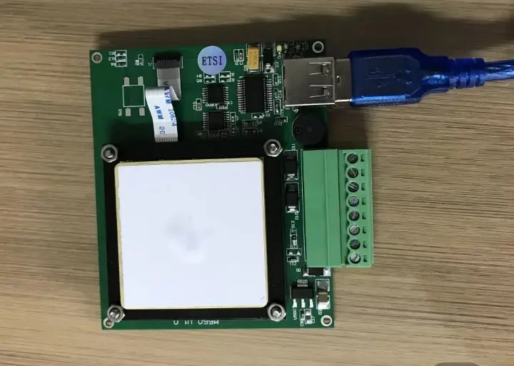 PR9200 чип для uhf rfid считыватель модуль Встроенная антенна с usb rs232 ttl интерфейс Wiegand