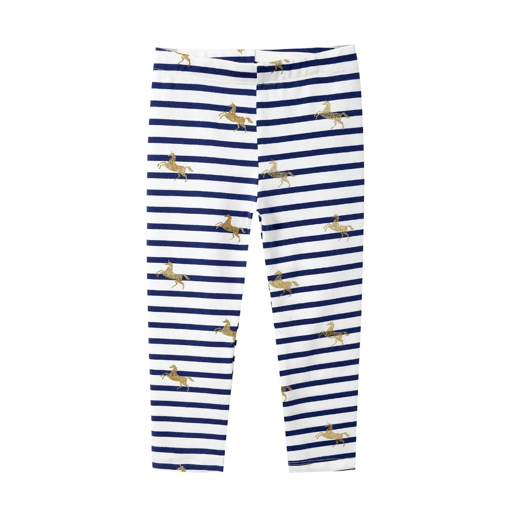 New Fall Autumn Spring baby girls Printing cartoon Leggings Quality Cotton rainbow Unicorn Pants 2-7year Clothes Clothing