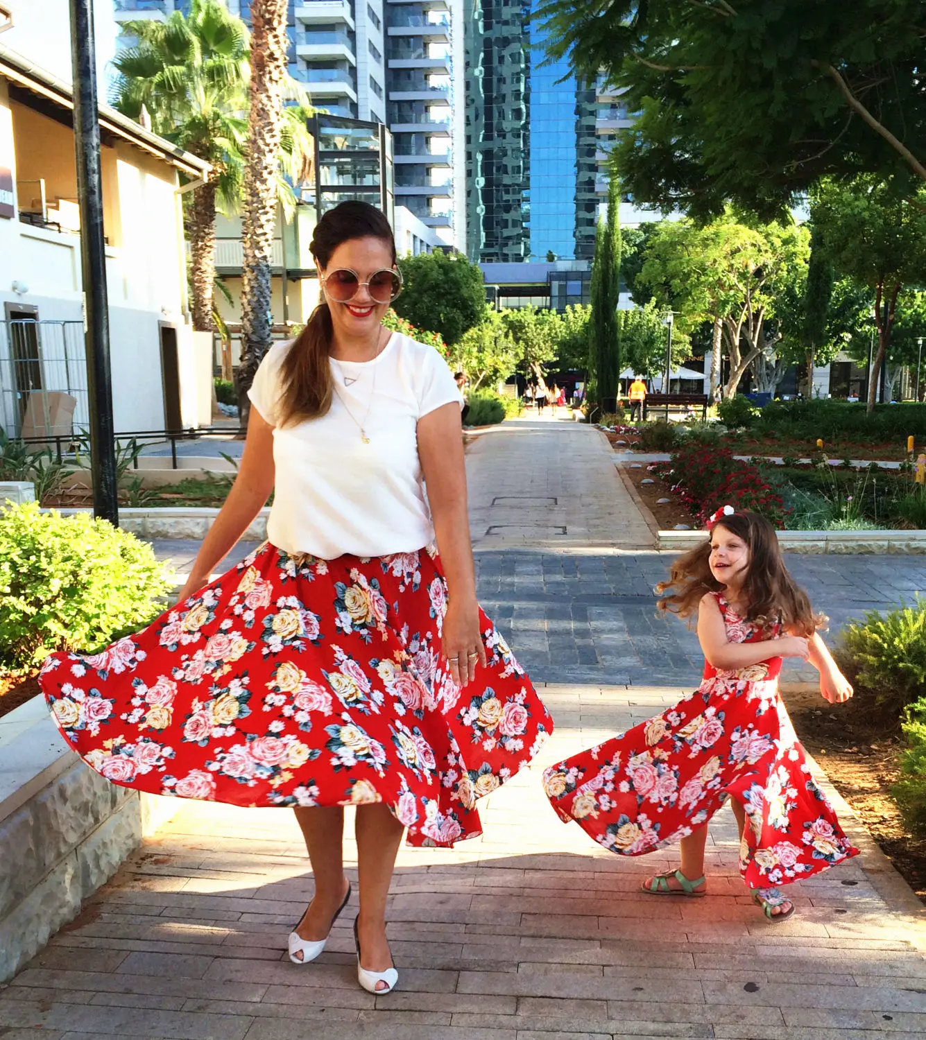 2017 Summer Mother and Daughter Dress Family Match Clothes Women Floral Skirt Toddler Kids Outfits Sundress | Мать и ребенок